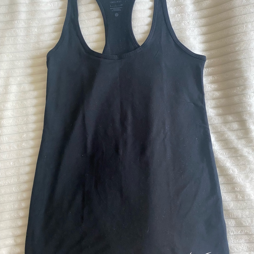 Nike Women's Black Racerback Tank Top